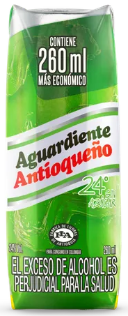 AA tapa verde 24° sin azucar 260 ml